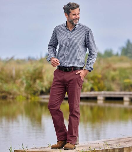 Chino-Hose mit Stretch-Effekt