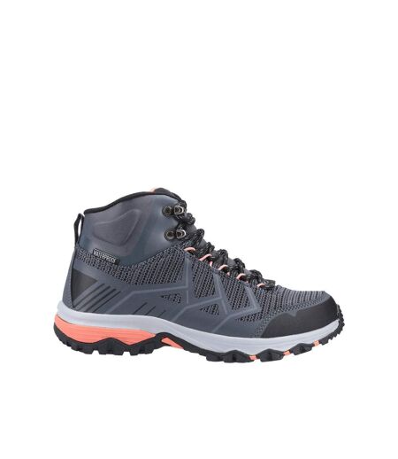 Cotswold Womens/Ladies Wychwood Hiking Boots (Gray/Coral) - UTFS8425