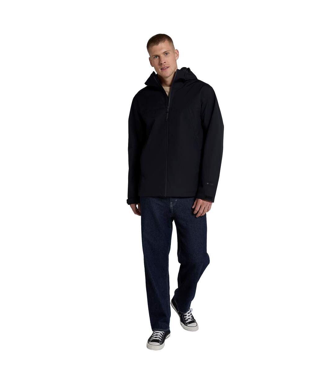 Veste imperméable elements homme noir vif Animal-3