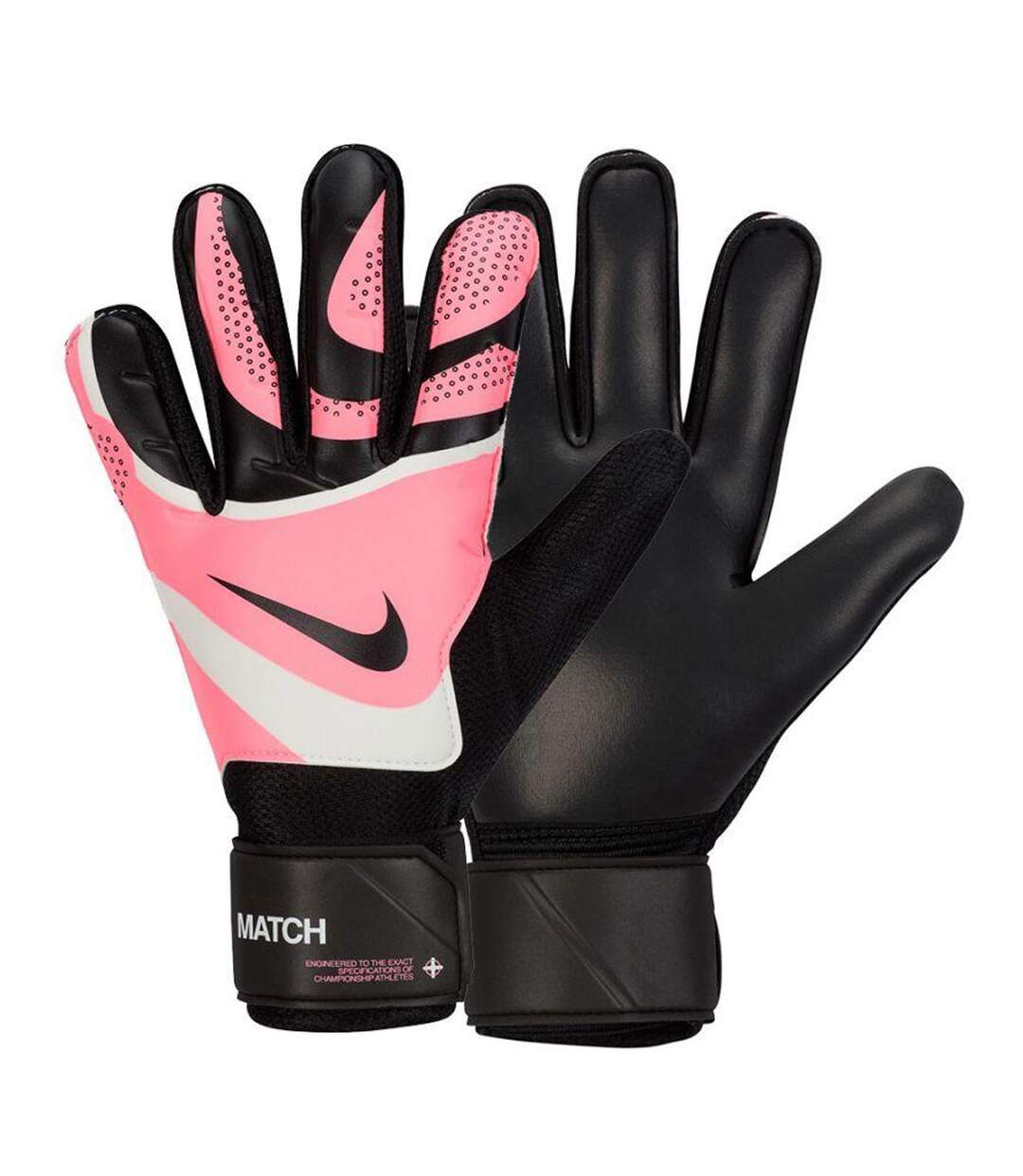 Childrens/kids Match Goalkeeper Gloves Pink Nike-3