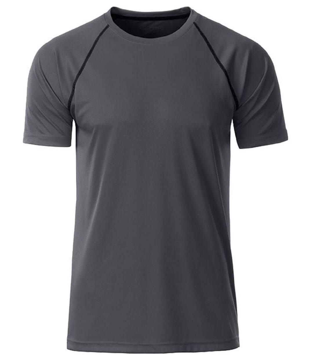 Maillot running respirant - Homme - JN496 - gris titane-1