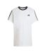 T-shirt Motif/style 3 Rayures Essentials Femme Blanc Noir Adidas-2