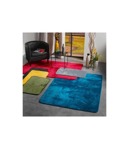 Tapis Uni en Flanelle Flanou 120x170cm Gris