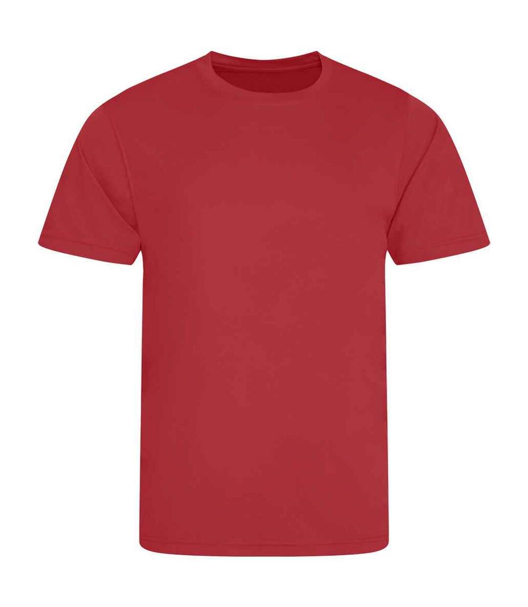 T-shirt smooth adulte rouge feu AWDis Cool-1