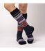 Ladies Thermal Striped Ski Socks-3