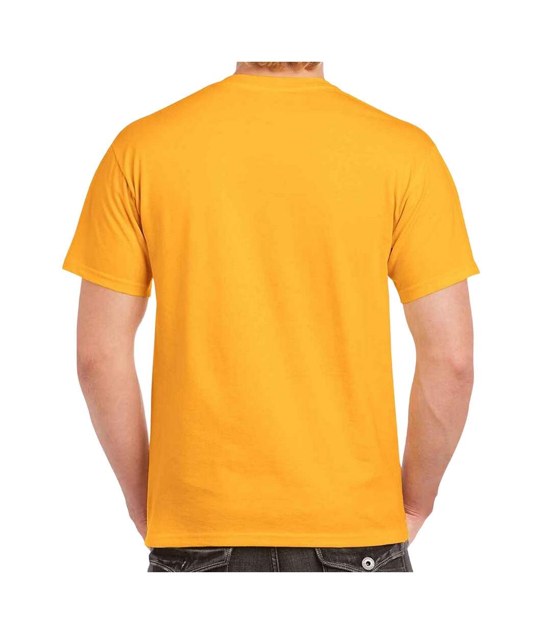 T-shirt manches courtes homme doré Gildan