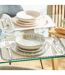 Lot de 6 Assiettes Plates Gina 28cm Vert-3