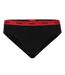 Womens/ladies Repeat Logo Thong Black Hugo-2