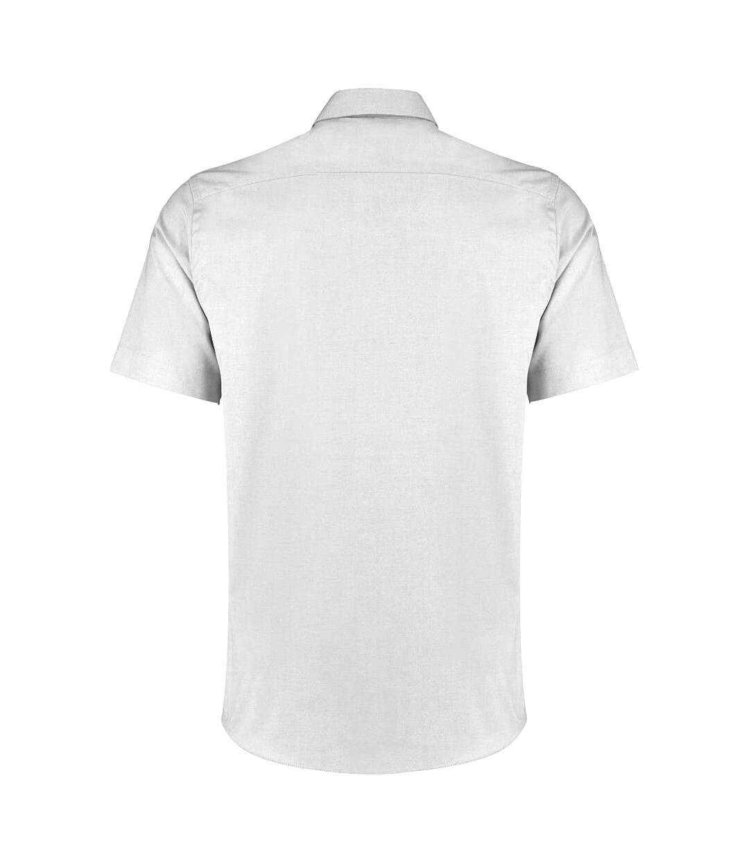 Chemise à manches courtes homme blanc Kustom Kit-2