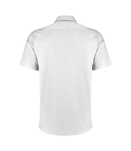 Chemise à manches courtes homme blanc Kustom Kit