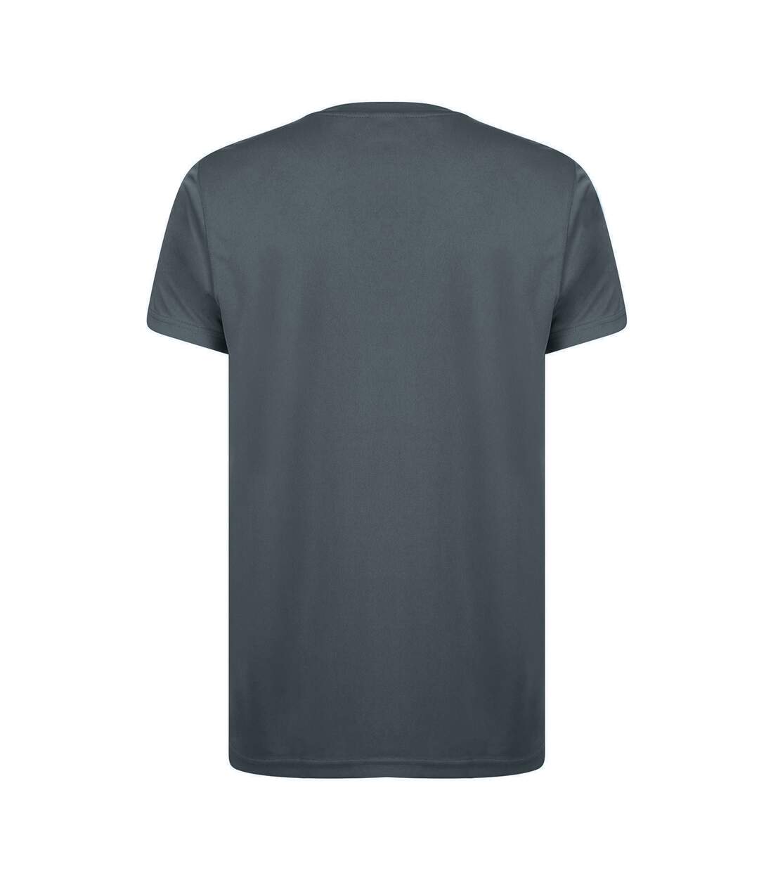 Mens performance recycled t-shirt charcoal Tombo