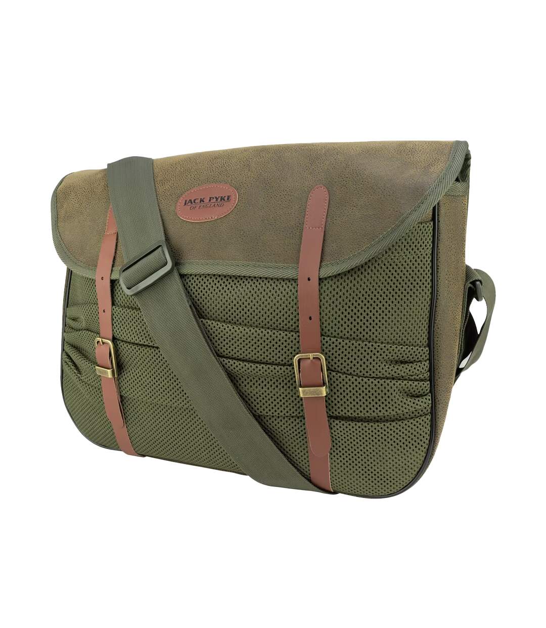 Sac De Jeu À Courroie En Cuir Taille Unique Vert Jack Pyke-3