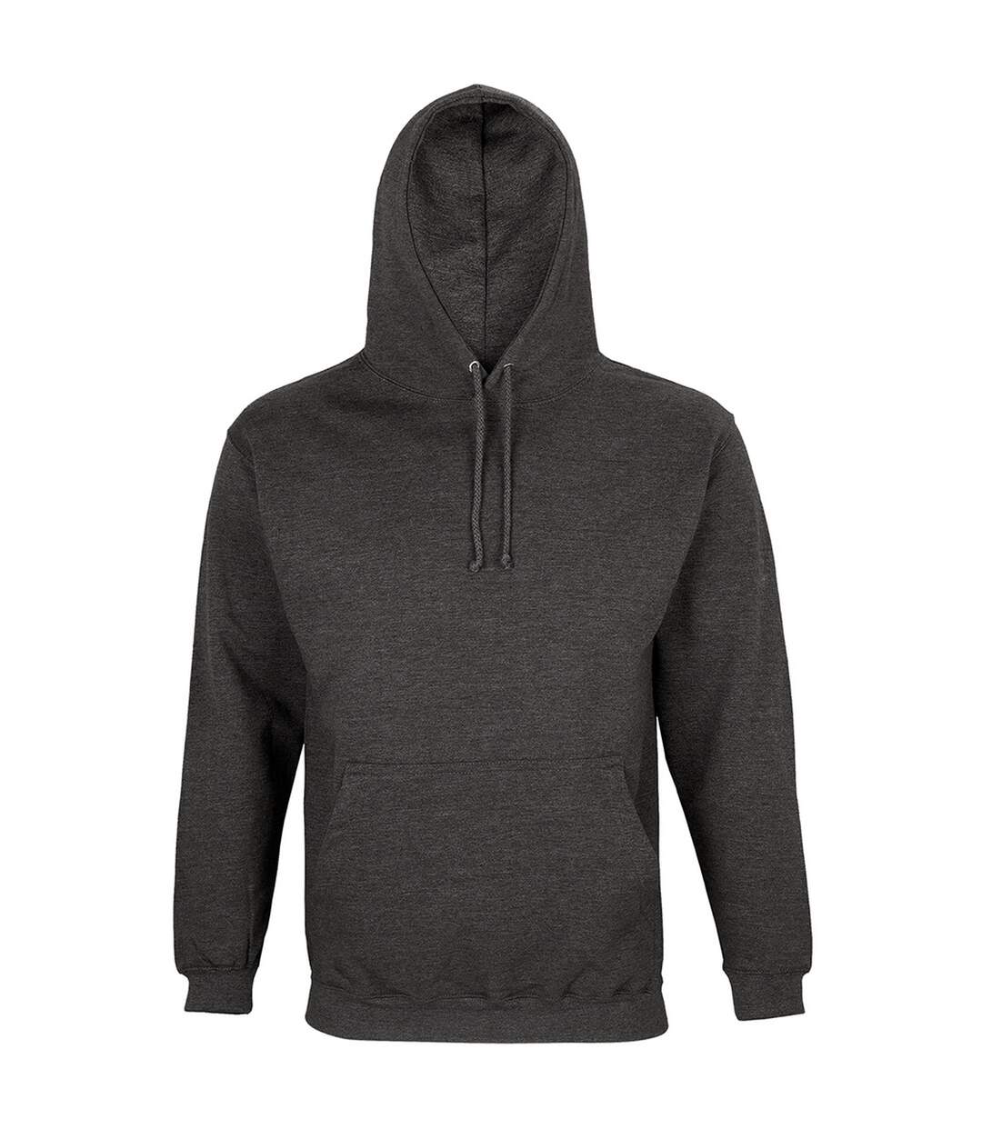 Sweat À Capuche Condor Adulte Charbon Chiné SOLS-1