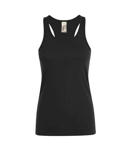 Débardeur Justin Femme Noir SOLS