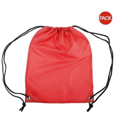 Lot De 2  Stafford Sac Fourre-tout 13 Litres Taille Unique Rouge Shugon
