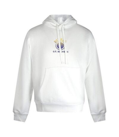 Sweat À Capuche Motif/style Délavé Homme Blanc Diesel