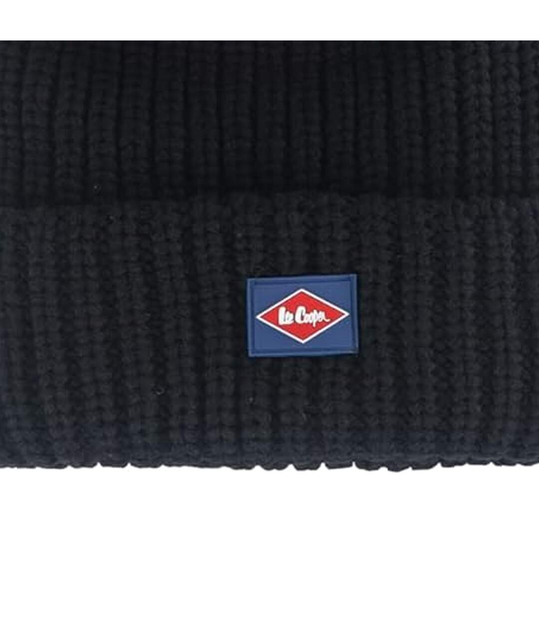 Chunky knit beanie black Lee Cooper-4