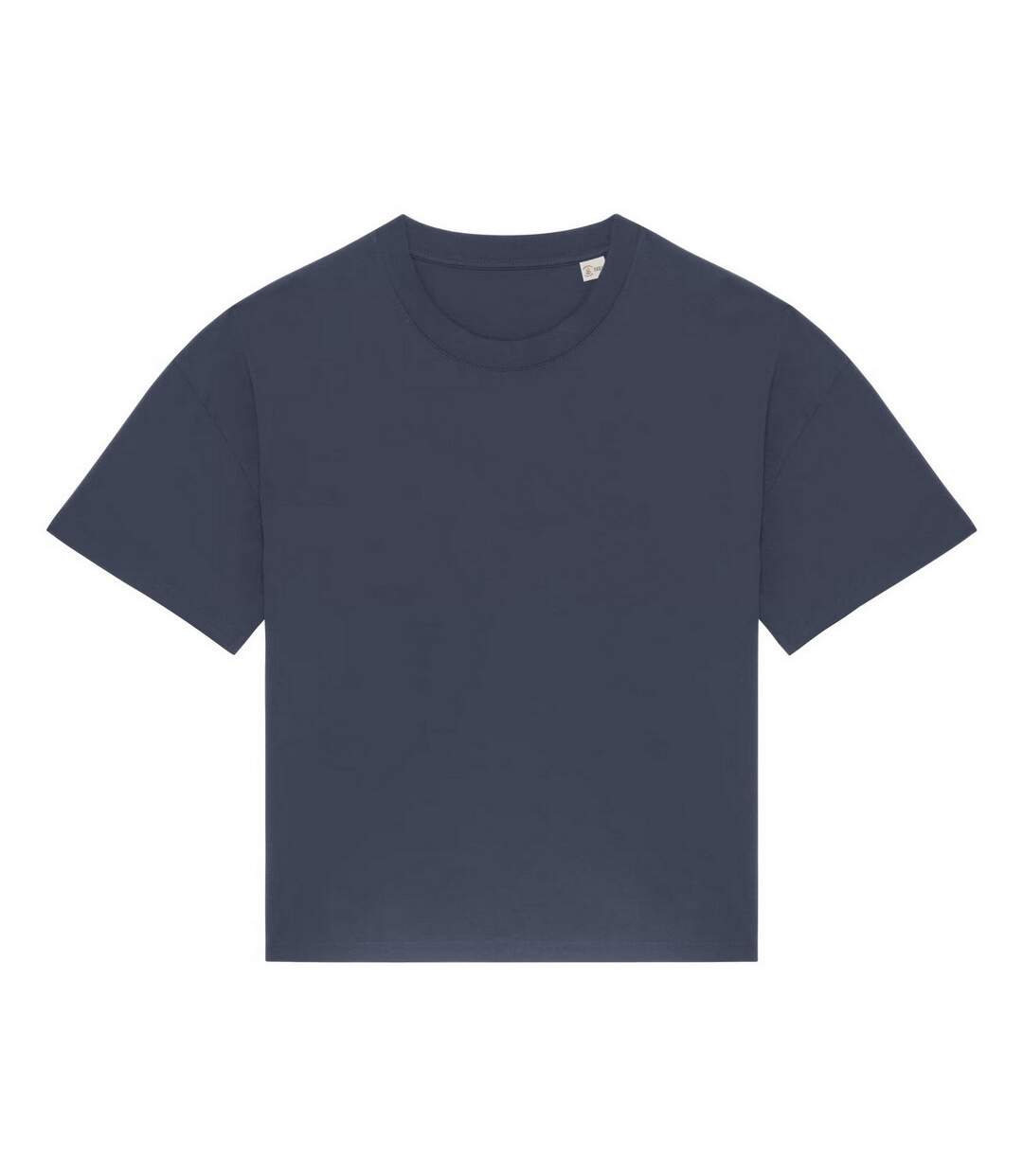 Womens/ladies Oversized T-shirt Navy Native Spirit-1