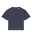Womens/ladies Oversized T-shirt Navy Native Spirit-1