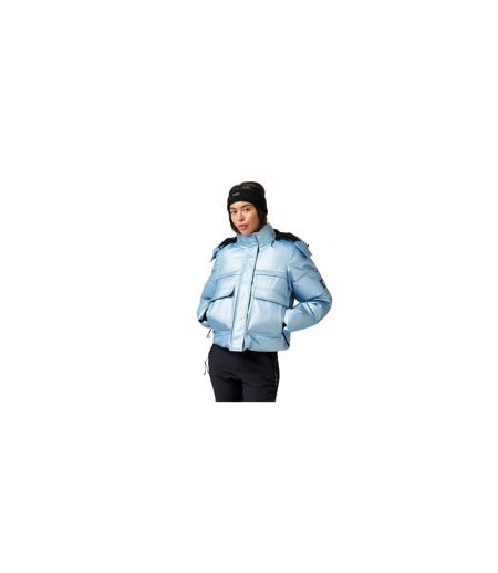 Blouson De Ski Femme Bleu Métallisé Jack Wills