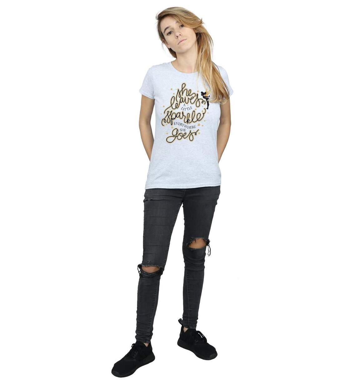 Disney - T-shirt - Femme (Gris chiné) - UTBI1685-4