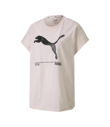 T-shirt Rose Femme Puma Nutility - S