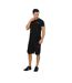 Mens Two Tone Taped T-shirt Black Lambretta-3