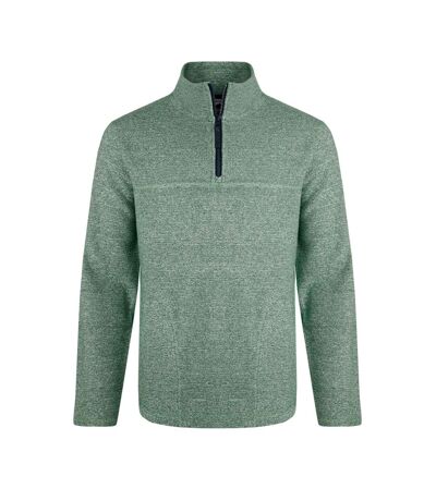 Mens laramie snow marl quarter zip fleece olive Weird Fish