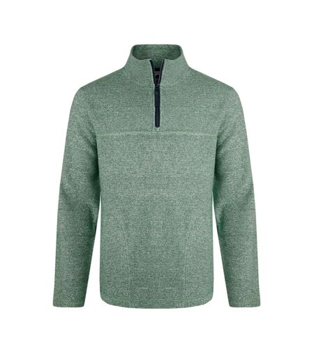 Mens laramie snow marl quarter zip fleece olive Weird Fish