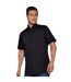 Kustom Kit Mens Workforce Short Sleeve Shirt / Mens Workwear Shirt (Black) - UTBC591