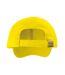 Casquette à profil bas en coton pour enfants jaune Result Headwear-2