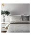 Jacquard marble duvet cover set oyster Paoletti