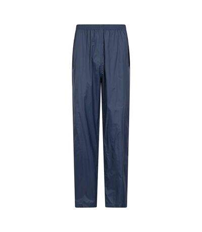 Mens Pakka Waterproof Over Trousers Navy Mountain Warehouse