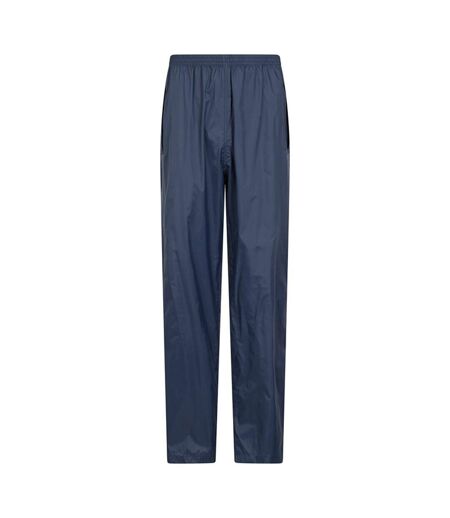 Mens Pakka Waterproof Over Trousers Navy Mountain Warehouse