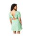 Womens/ladies Ditsy Floral Mini Dress Green Jack Wills-3