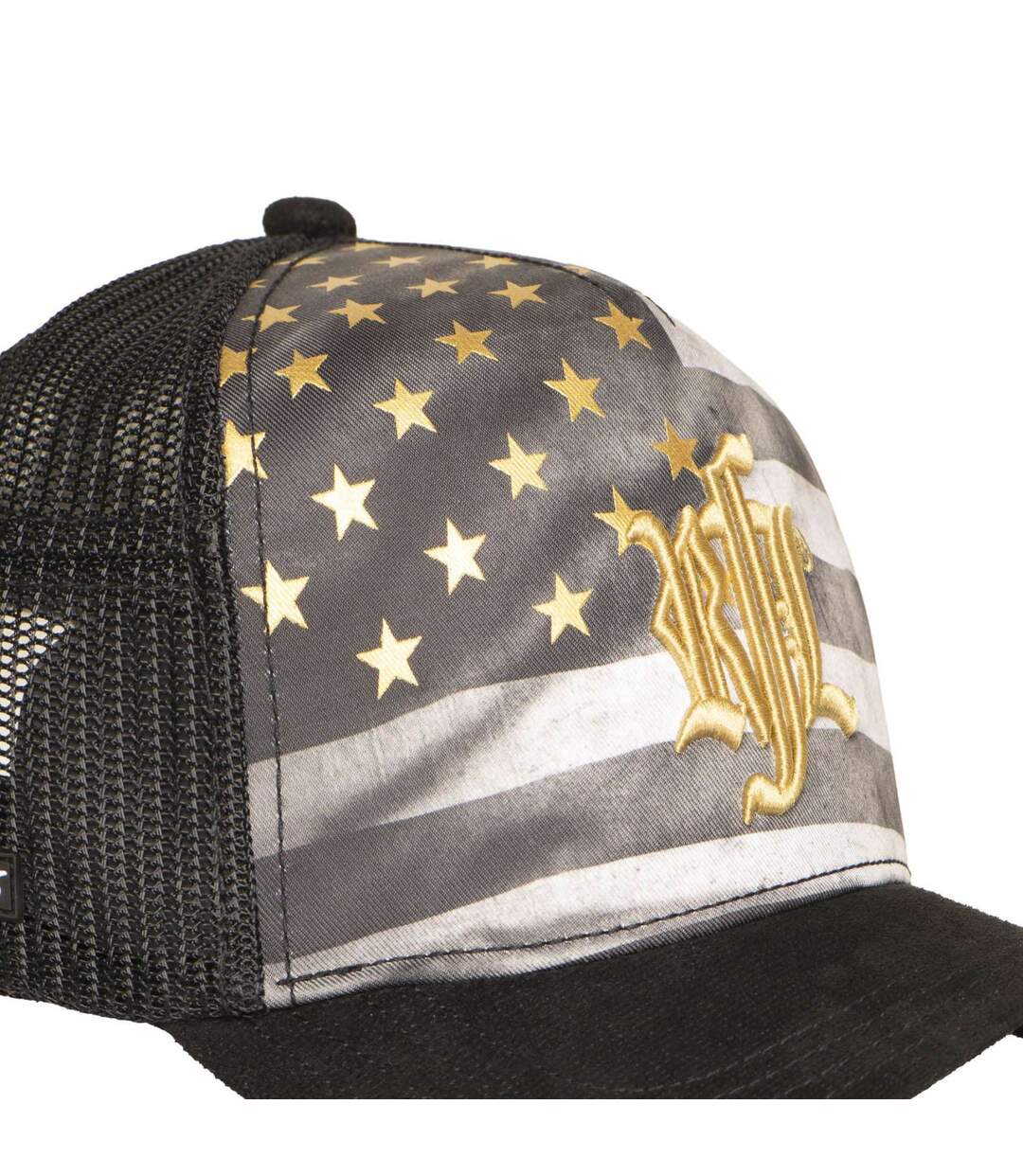 Casquette trucker imprimée avec filet et logo brodé Dark Knight Rock'n Free Life-3