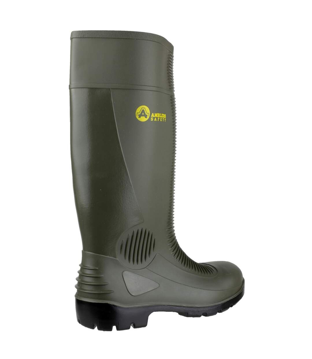 Steel fs100 mens safety wellingtons green Amblers