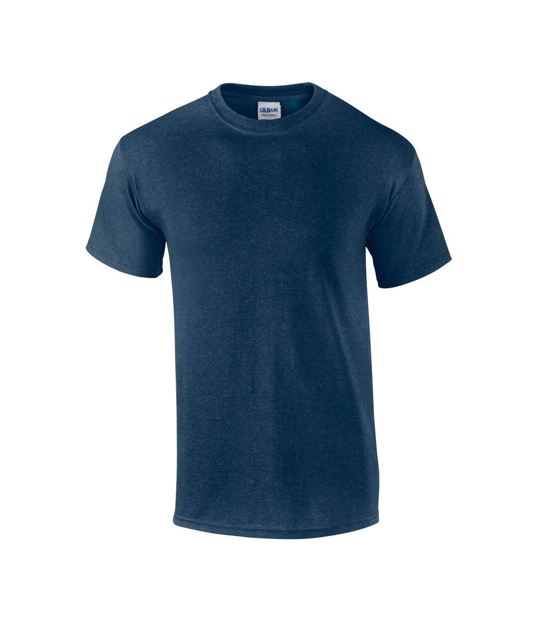 T-shirt Adulte Bleu Marine Chiné Gildan-1