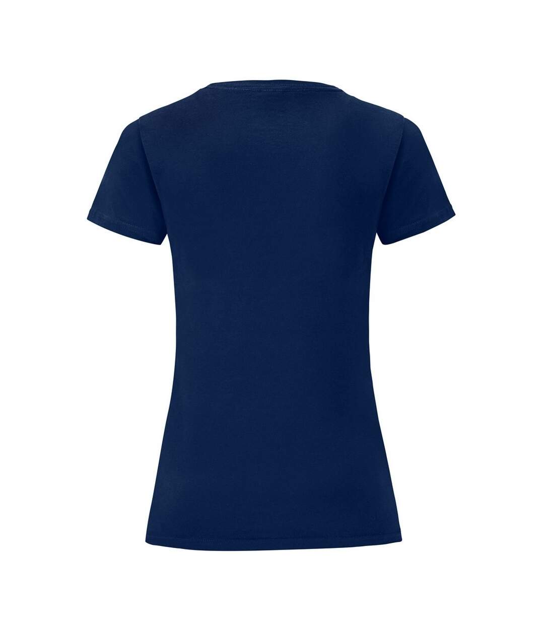 T-shirt iconic femme bleu marine Fruit of the Loom-2