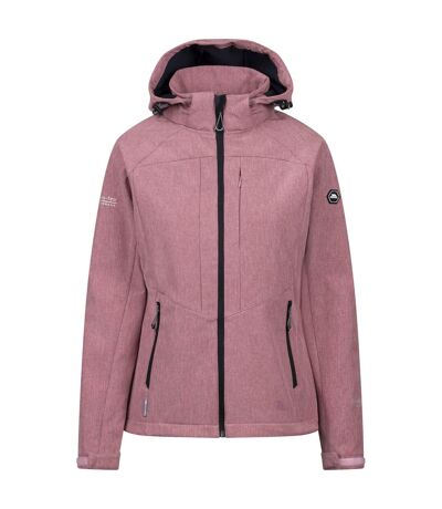 Veste softshell fryatt femme mûre clair chiné Trespass