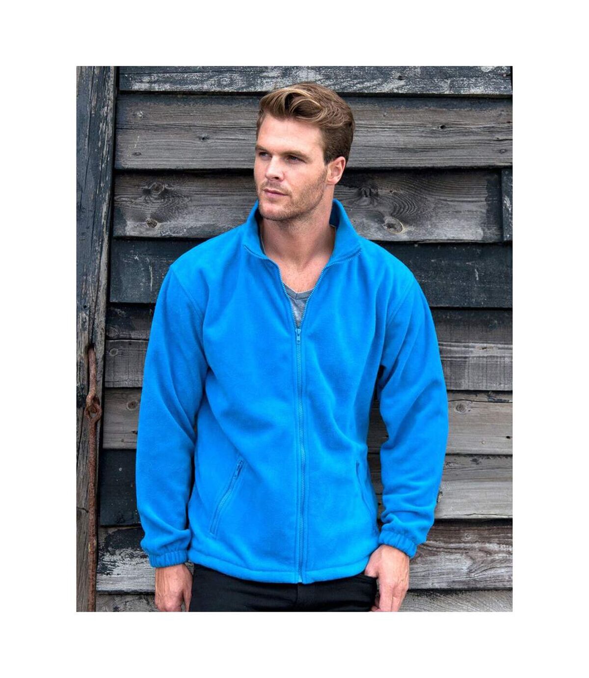 Result Mens Core Fashion Fit Outdoor Fleece Jacket (Electric Blue) - UTBC912