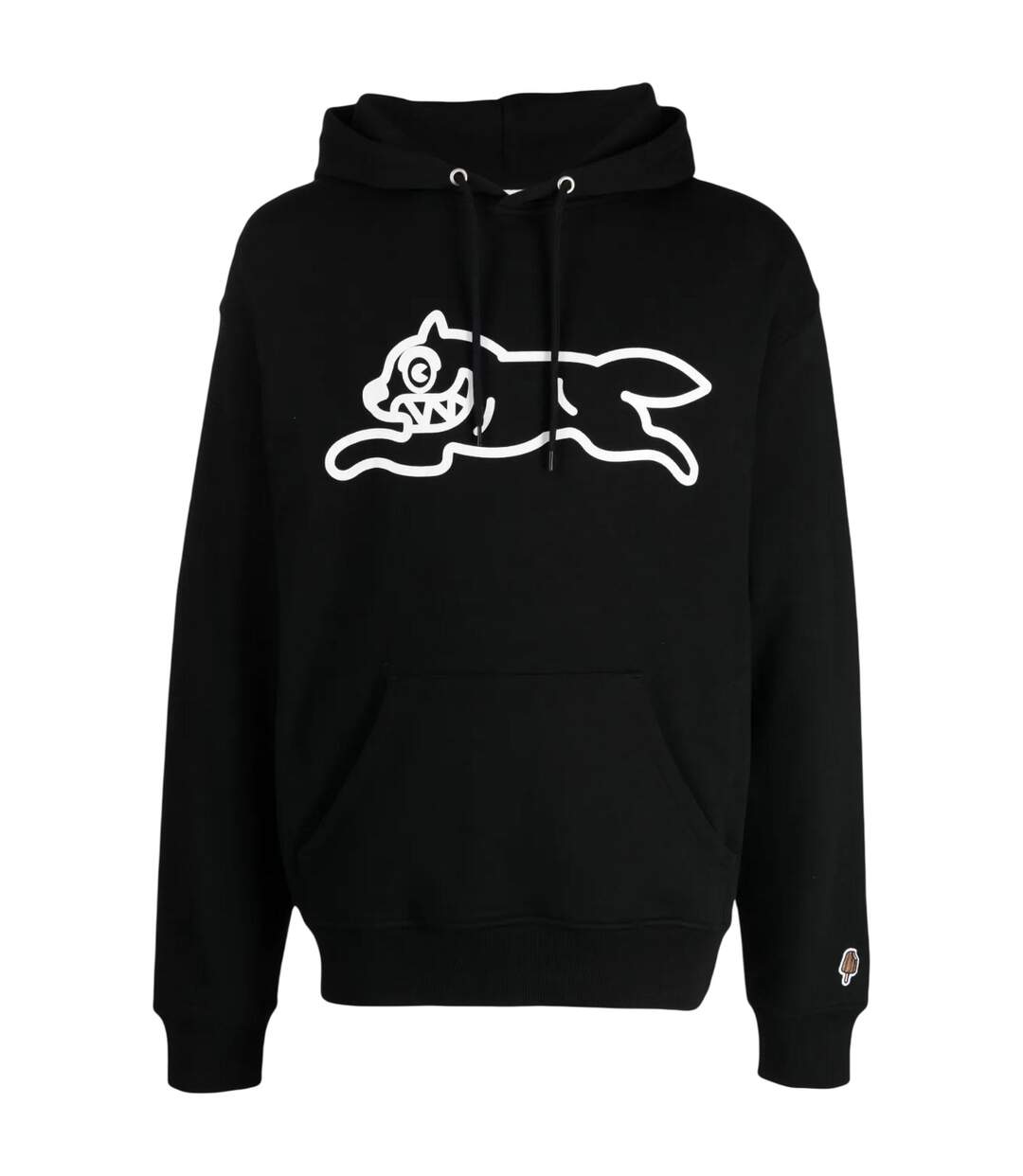 Mens Run Dog Long-sleeved Hoodie Black ICECREAM-2