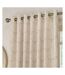 Paoletti Horto Eyelet Curtains (Natural) (90in x 54in)