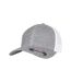 Casquette trucker flexfit gris chiné / blanc Yupoong-1