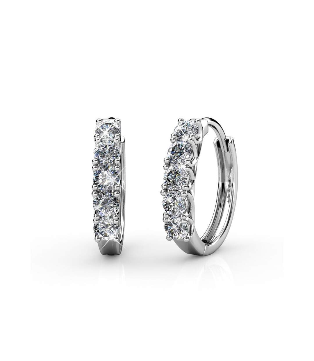 Boucles d'oreilles Queen's Ring - Cristal d'Autriche-1