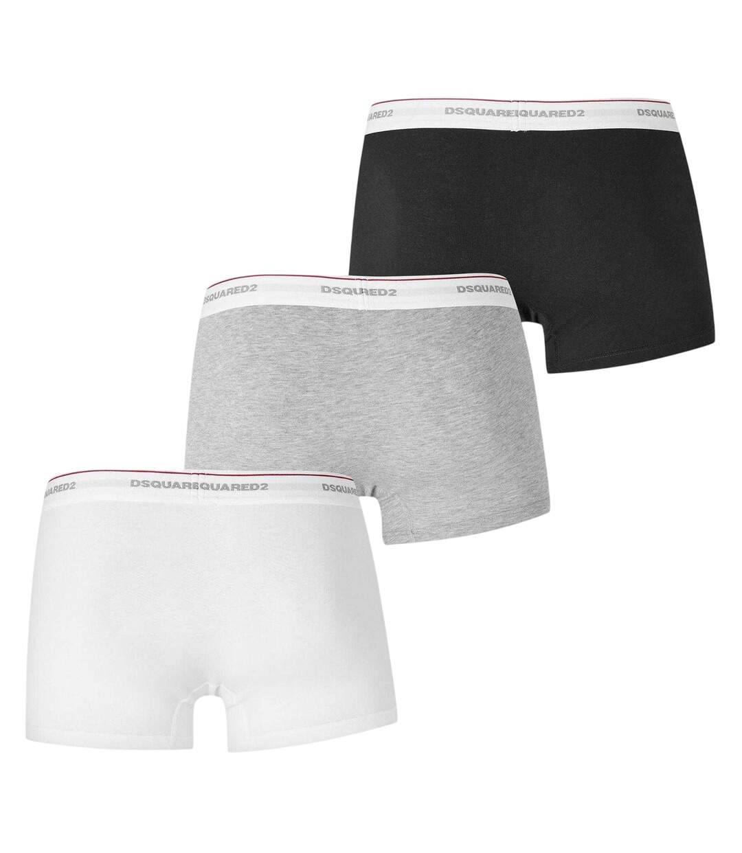 Pack Of 3  Mens Boxer Briefs  Black Grey White DSquared2-2