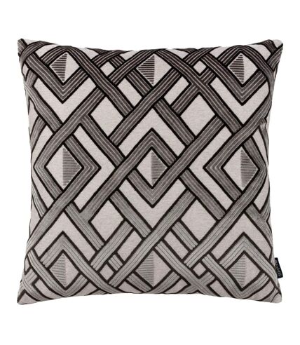 Paoletti - Housse de coussin HENLEY (Gris / Noir) (50 cm x 50 cm) - UTRV3295