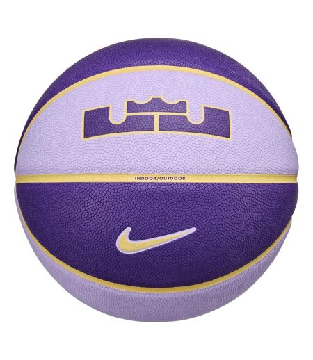 Lebron Two Tone Basketball 7 Hydrangea Purple Gold Purple Nike