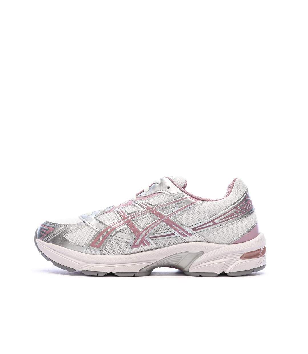 Baskets blanches/roses mixte asics gel-1130-1