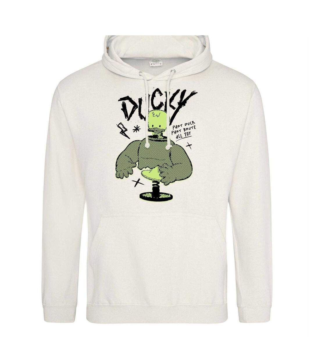 Mens Ducky Cotton Blend Hoodie White Toy Story 4-1